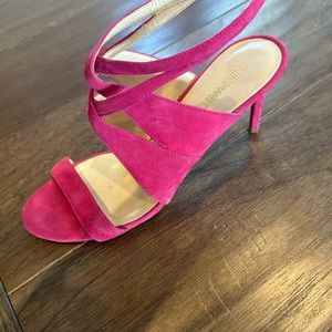 Nine West Fuchsia Strappy Heels